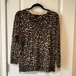 J.Crew Leopard Tippi Sweater